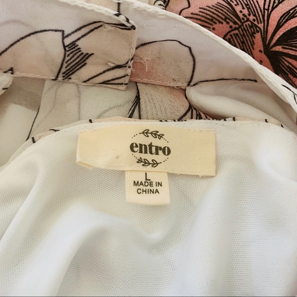 Entro NWOT Floral Shift Dress - Picture 4 of 7